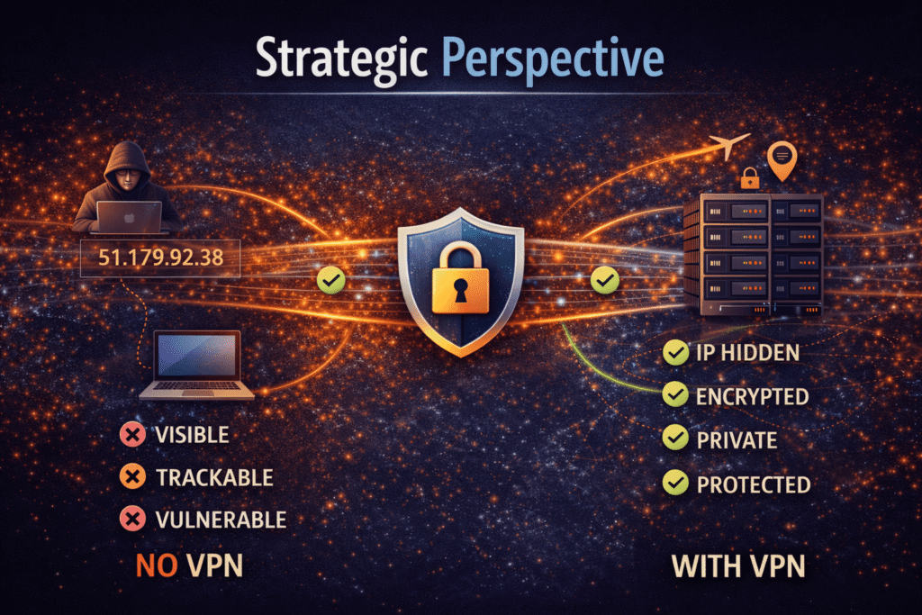 vpn strategic perspective online privacy control identity data location secure internet connection
